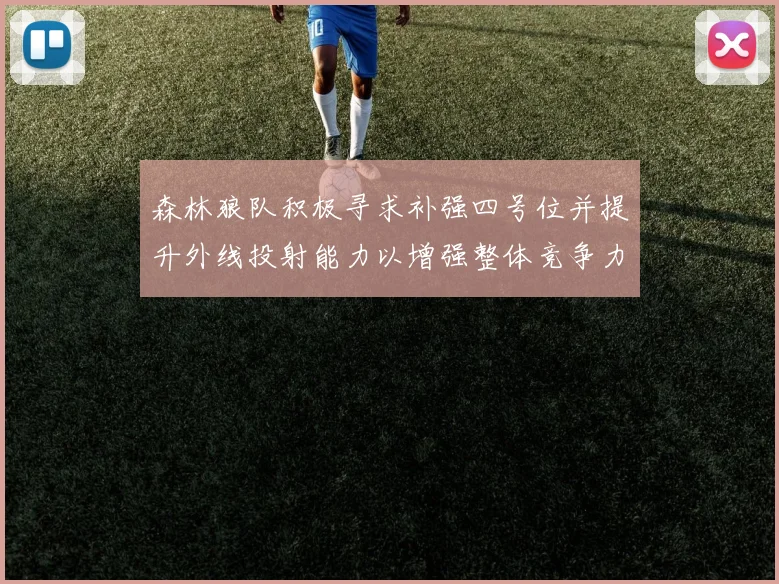 森林狼队积极寻求补强四号位并提升外线投射能力以增强整体竞争力